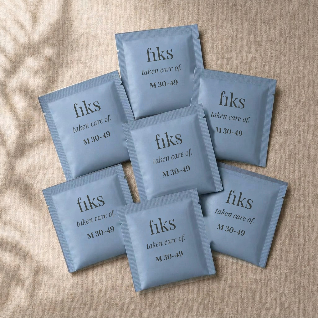 Steel blue Fiks pouch for Male 30–49