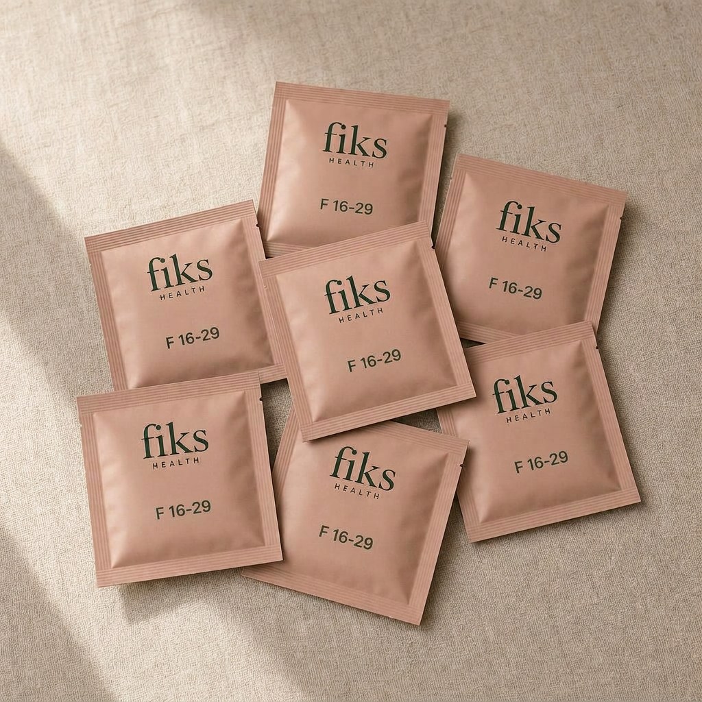 Terracotta Fiks sachet for Female 16–29